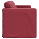 Casa si Gradina - Mobilier - Canapele si coltare - Canapele - Canapea extensibila 2 in 1, rosu vin, 112x174x55 cm piele eco - Infinity.ro