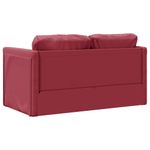 Casa si Gradina - Mobilier - Canapele si coltare - Canapele - Canapea extensibila 2 in 1, rosu vin, 112x174x55 cm piele eco - Infinity.ro