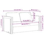 Casa si Gradina - Mobilier - Canapele si coltare - Canapele - Canapea extensibila 2 in 1, rosu vin, 112x174x55 cm piele eco - Infinity.ro
