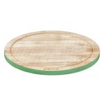 Casa si Gradina/Bucatarie si vesela/Ustensile bucatarie/Tocatoare de bucatarie - Tocator rotund cu margine colorata 28 cm, AMBITION Bizet - Infinity.ro