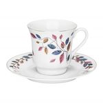 Casa si Gradina - Bucatarie si vesela - Cani si pahare - Cani si cesti - Set servire ceai sau cafea DOMOTTI Vergo, 12 piese, 6 persoane, portelan - Infinity.ro