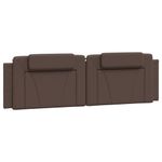 Casa si Gradina - Mobilier - Paturi si accesorii - Paturi - Pat cu saltea, maro, 180x200 cm, piele ecologica - Infinity.ro