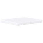 Casa si Gradina - Mobilier - Paturi si accesorii - Paturi - Pat cu saltea, gri, 160x200 cm, piele ecologica - Infinity.ro