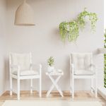 Casa si Gradina - Textile si covoare - Perne si pilote - Perne decorative - Perne scaun cu spatar scund 4buc. melanj crem 100x50x7cm textil - Infinity.ro