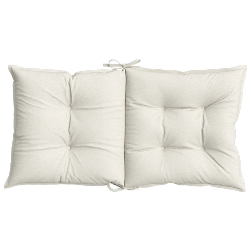Casa si Gradina - Textile si covoare - Perne si pilote - Perne decorative - Perne scaun cu spatar scund 4buc. melanj crem 100x50x7cm textil - Infinity.ro