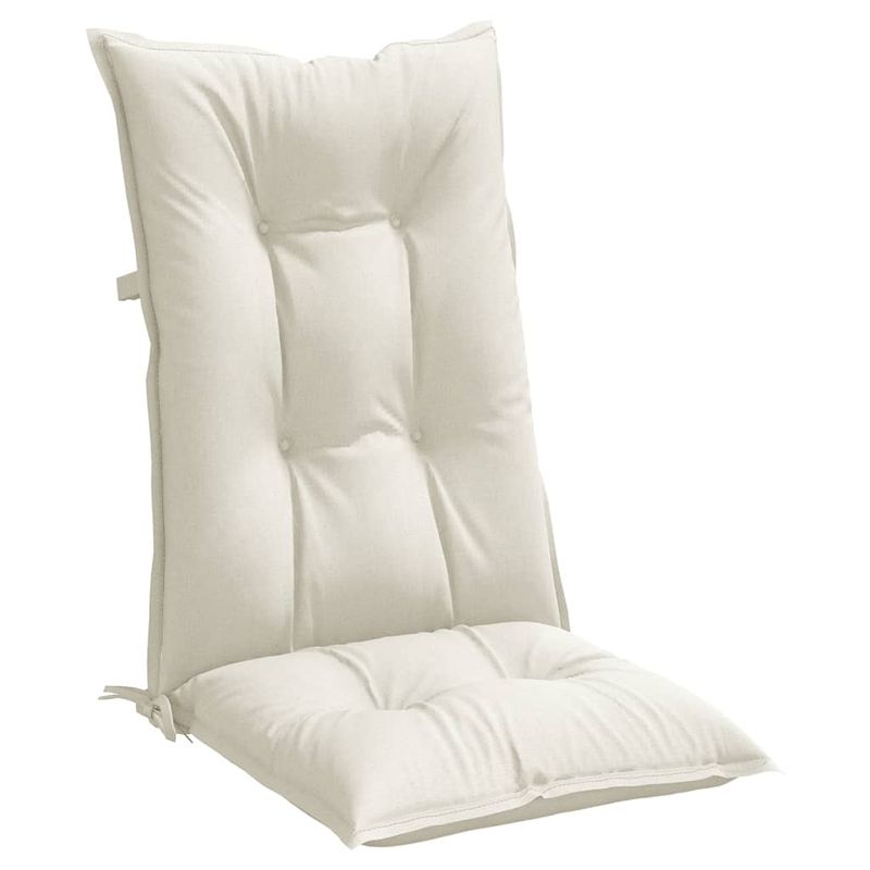 Casa si Gradina - Textile si covoare - Perne si pilote - Perne decorative - Perne scaun spatar inalt, 2 buc. melanj crem 120x50x7 cm textil - Infinity.ro