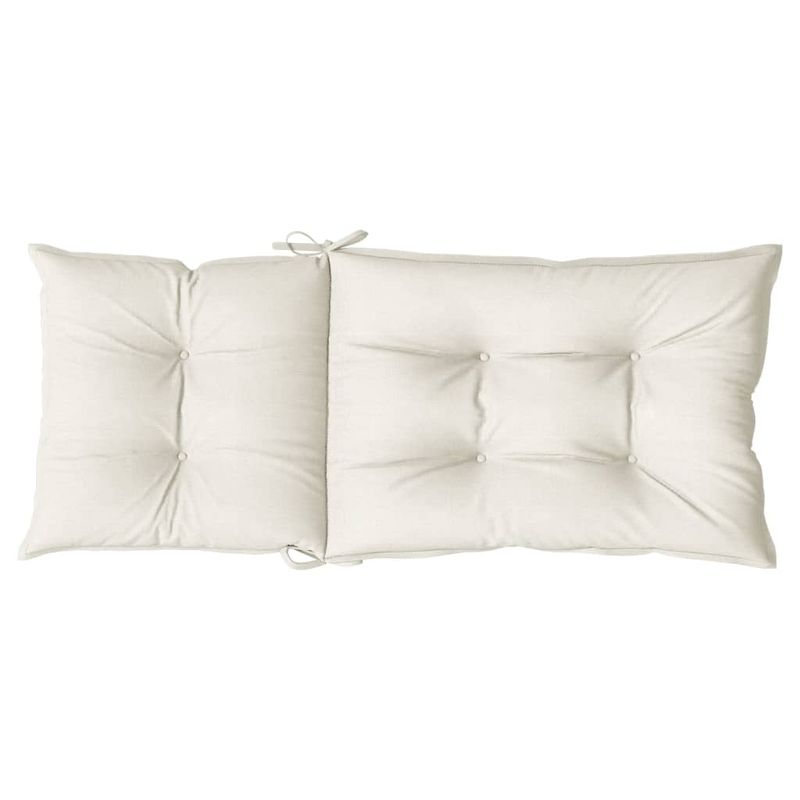 Casa si Gradina - Textile si covoare - Perne si pilote - Perne decorative - Perne scaun spatar inalt, 2 buc. melanj crem 120x50x7 cm textil - Infinity.ro