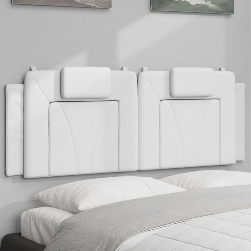 Casa si Gradina - Mobilier - Paturi si accesorii - Accesorii paturi - Tablie de pat Alb 135 cm Lemn compozit - Infinity.ro