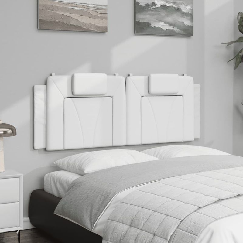Casa si Gradina - Mobilier - Paturi si accesorii - Accesorii paturi - Tablie de pat Alb 135 cm Lemn compozit - Infinity.ro