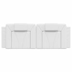 Casa si Gradina - Mobilier - Paturi si accesorii - Accesorii paturi - Tablie de pat Alb 135 cm Lemn compozit - Infinity.ro