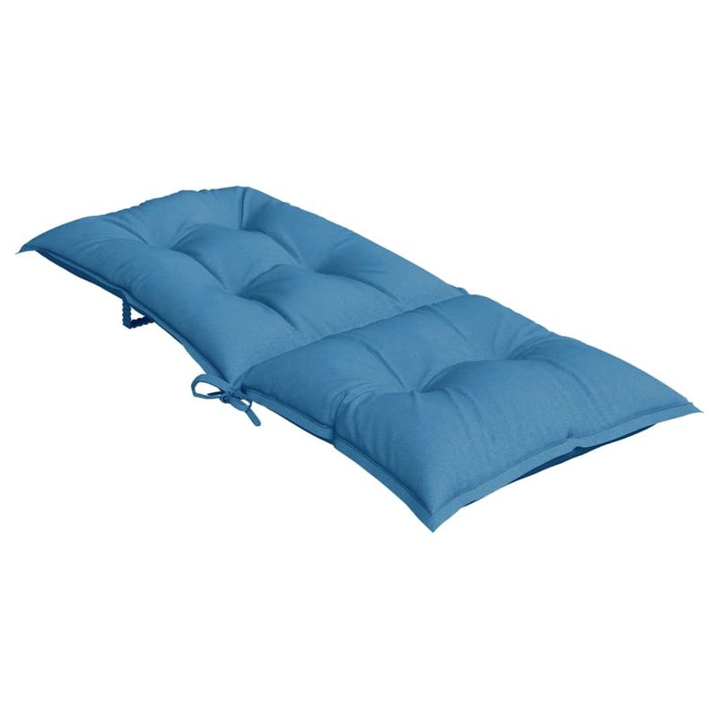 Casa si Gradina - Textile si covoare - Perne si pilote - Perne decorative - Perne scaun spatar inalt 4buc melanj albastru 120x50x7cm textil - Infinity.ro
