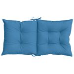 Casa si Gradina - Textile si covoare - Perne si pilote - Perne decorative - Perne scaun spatar mic 4 buc. melanj albastru 100x50x7cm textil - Infinity.ro