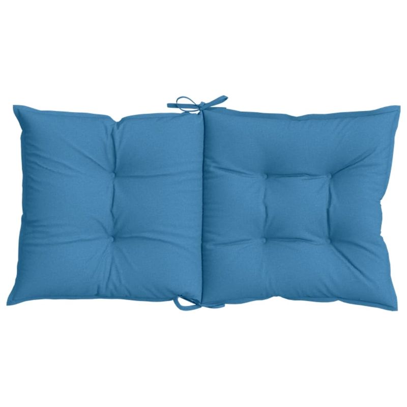 Casa si Gradina - Textile si covoare - Perne si pilote - Perne decorative - Perne scaun spatar mic 4 buc. melanj albastru 100x50x7cm textil - Infinity.ro