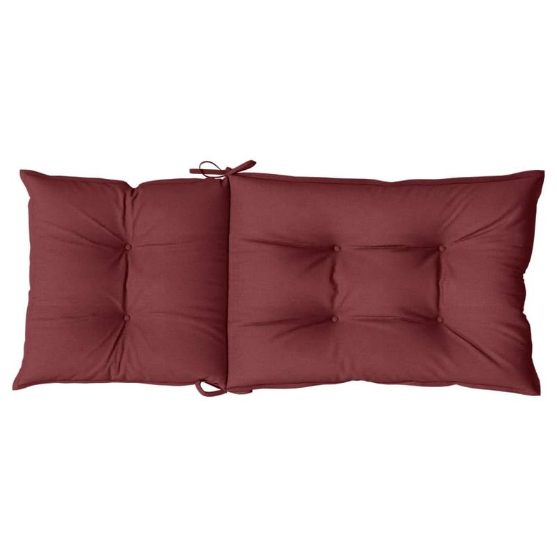 Casa si Gradina - Textile si covoare - Perne si pilote - Perne decorative - Perne scaun cu spatar inalt, 2 buc. rosu vin 120x50x7 cm textil - Infinity.ro