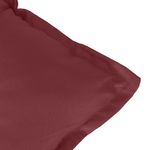Casa si Gradina - Textile si covoare - Perne si pilote - Perne decorative - Perne scaun cu spatar inalt, 2 buc. rosu vin 120x50x7 cm textil - Infinity.ro