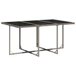 Casa si Gradina - Gradina si terasa - Mobilier exterior - Seturi mobila gradina - Set mobilier de gradina cu perne, 11 piese, gri, poliratan - Infinity.ro
