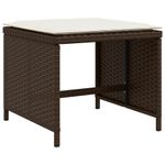Casa si Gradina - Gradina si terasa - Mobilier exterior - Seturi mobila gradina - Set mobilier de gradina cu perne, 15 piese, maro, poliratan - Infinity.ro