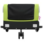 Sport si Outdoor - Ciclism - Accesorii pentru biciclete - Remorci biciclete - Remorca pentru biciclete, negru și verde, 30 kg, fier, mărime 122x53x53 cm - Infinity.ro