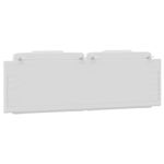 Casa si Gradina - Mobilier - Paturi si accesorii - Accesorii paturi - Tablie de pat Alb 140 cm Lemn compozit - Infinity.ro