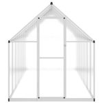 Casa si Gradina - Gradinarit si plante - Sere si solarii - Sere cu cadru de baza, argintiu, 445x169x195 cm, aluminiu - Infinity.ro