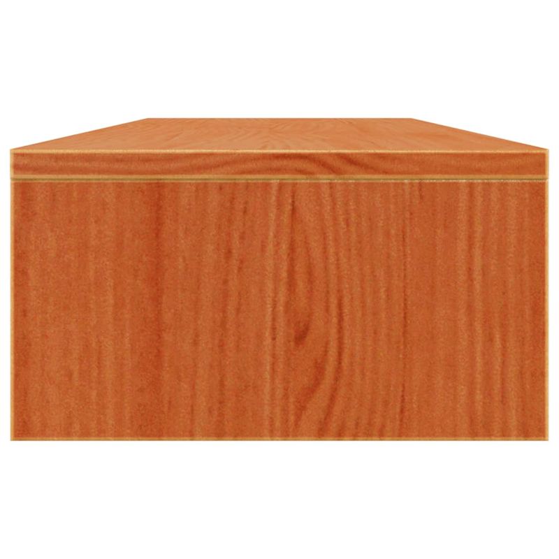 Casa si Gradina - Mobilier - Comode si corpuri - Comode - Stand pentru monitor, maro ceruit, 100x24x13 cm, lemn masiv pin - Infinity.ro