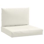Casa si Gradina - Gradina si terasa - Mobilier exterior - Perne decorative exterior - Perne de paleti, 2 buc., melanj crem, material textil - Infinity.ro