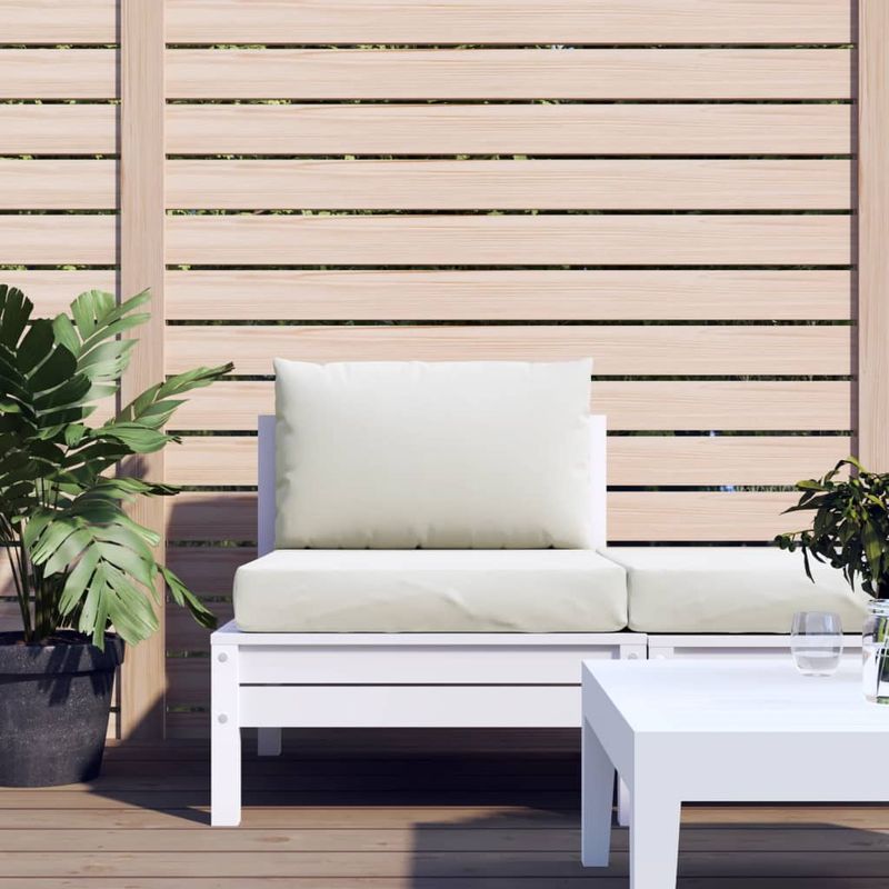 Casa si Gradina - Gradina si terasa - Mobilier exterior - Perne decorative exterior - Perne de paleti, 2 buc., melanj crem, material textil - Infinity.ro