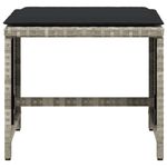 Casa si Gradina - Gradina si terasa - Mobilier exterior - Scaune si sezlonguri gradina - Scaune de gradina cu perne, 4 buc. gri deschis poliratan - Infinity.ro