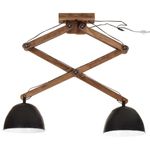Casa si Gradina - Corpuri si surse de iluminat - Lustre si pendule - Lampa de tavan 25 W, negru, 29x18x85 cm, E27 - Infinity.ro