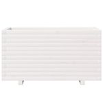 Casa si Gradina - Gradinarit si plante - Plante si ghivece - Ghivece si suporturi - Jardiniera de gradina, alb, 90x40x49,5 cm, lemn masiv de pin - Infinity.ro