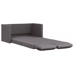 Casa si Gradina - Mobilier - Canapele si coltare - Canapele - Canapea extensibila 2 in 1, gri, 112x174x55 cm, piele ecologica - Infinity.ro