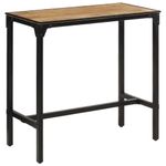 Sport si Outdoor - Camping - Mobilier pentru camping - Mese camping - Masa de bar, 110x55x107 cm, lemn masiv de mango nefinisat - Infinity.ro