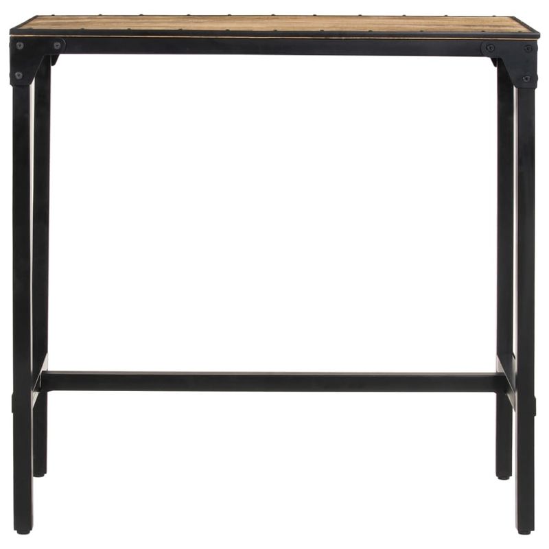 Sport si Outdoor - Camping - Mobilier pentru camping - Mese camping - Masa de bar, 110x55x107 cm, lemn masiv de mango nefinisat - Infinity.ro