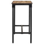 Sport si Outdoor - Camping - Mobilier pentru camping - Mese camping - Masa de bar, 110x55x107 cm, lemn masiv de mango nefinisat - Infinity.ro