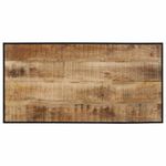 Sport si Outdoor - Camping - Mobilier pentru camping - Mese camping - Masa de bar, 110x55x107 cm, lemn masiv de mango nefinisat - Infinity.ro