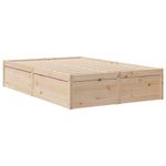 Casa si Gradina - Mobilier - Paturi si accesorii - Paturi - Pat cu saltea, 140x190 cm, lemn masiv pin - Infinity.ro
