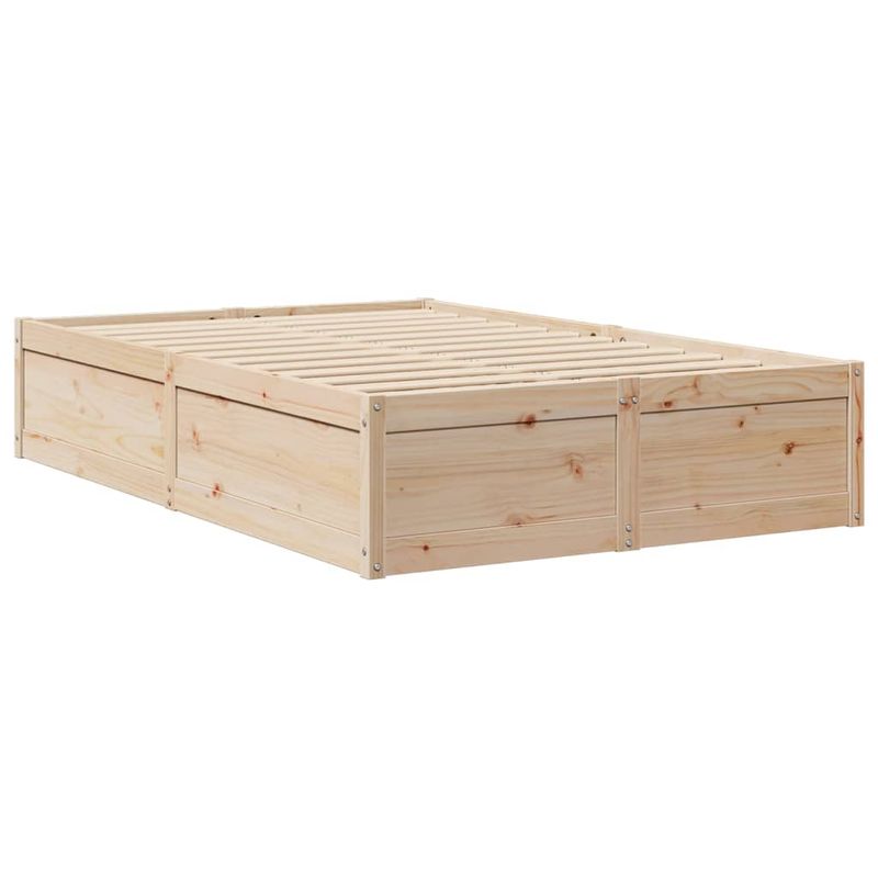 Casa si Gradina - Mobilier - Paturi si accesorii - Paturi - Pat cu saltea, 140x190 cm, lemn masiv pin - Infinity.ro