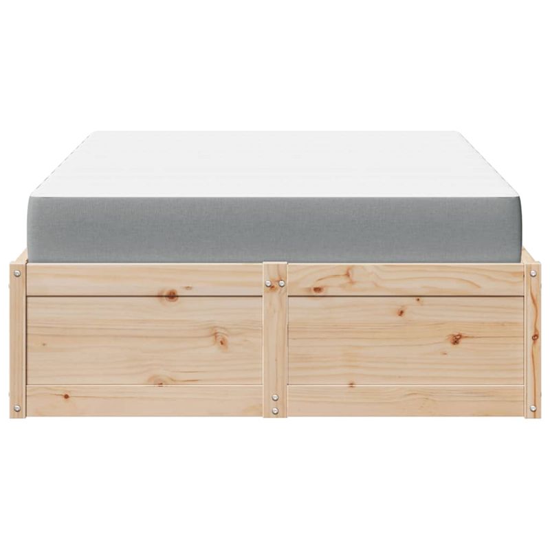 Casa si Gradina - Mobilier - Paturi si accesorii - Paturi - Pat cu saltea, 140x190 cm, lemn masiv pin - Infinity.ro