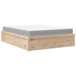 Casa si Gradina - Mobilier - Paturi si accesorii - Paturi - Pat cu saltea, 140x190 cm, lemn masiv pin - Infinity.ro