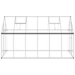 Casa si Gradina - Gradinarit si plante - Sere si solarii - Sere cu cadru de baza, argintiu, 334x169x195 cm, aluminiu - Infinity.ro