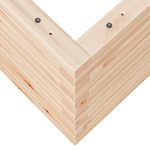 Casa si Gradina - Gradinarit si plante - Plante si ghivece - Ghivece si suporturi - Jardiniera de gradina, 90x60x45,5 cm, lemn masiv de pin - Infinity.ro