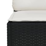 Casa si Gradina - Gradina si terasa - Mobilier exterior - Seturi mobila gradina - Set mobilier de gradina cu perne, 6 piese, negru, poliratan - Infinity.ro