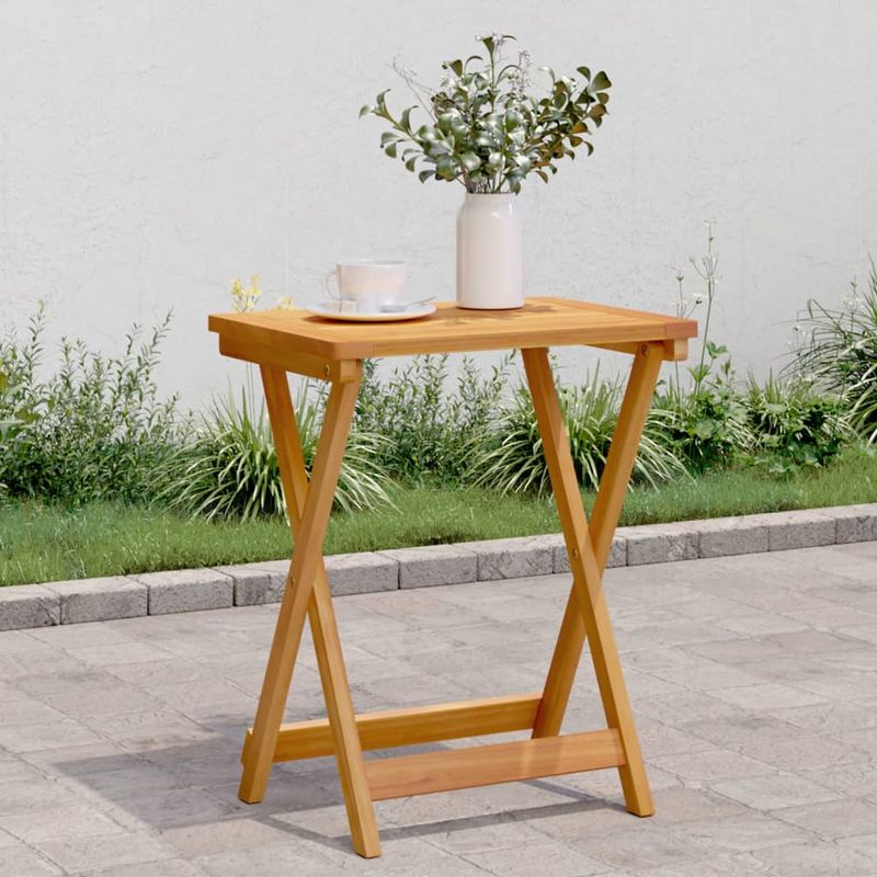 Casa si Gradina - Gradina si terasa - Mobilier exterior - Mese gradina - Masa de gradina pliabila, 50x36x60 cm, lemn masiv de acacia - Infinity.ro