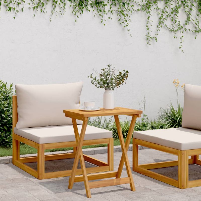 Casa si Gradina - Gradina si terasa - Mobilier exterior - Mese gradina - Masa de gradina pliabila, 50x36x60 cm, lemn masiv de acacia - Infinity.ro