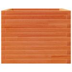 Casa si Gradina - Gradinarit si plante - Plante si ghivece - Ghivece si suporturi - Jardiniera gradina, maro ceruit, 60x60x45,5 cm, lemn masiv pin - Infinity.ro