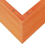 Casa si Gradina - Gradinarit si plante - Plante si ghivece - Ghivece si suporturi - Jardiniera gradina, maro ceruit, 60x60x45,5 cm, lemn masiv pin - Infinity.ro