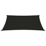 Casa si Gradina - Gradina si terasa - Umbrele si pavilioane - Umbrele - Panza parasolar, negru, 2x2,5 m, HDPE, 160 g/m² - Infinity.ro
