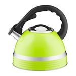 Casa si Gradina - Bucatarie si vesela - Vase pentru gatit - Ceainice si infuzoare - Ceainic aragaz cu fluier 2.8L(3.5L), verde, AMBITION Nemis - Infinity.ro