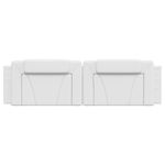 Casa si Gradina - Mobilier - Paturi si accesorii - Accesorii paturi - Tablie de pat Alb 140 cm Lemn compozit - Infinity.ro