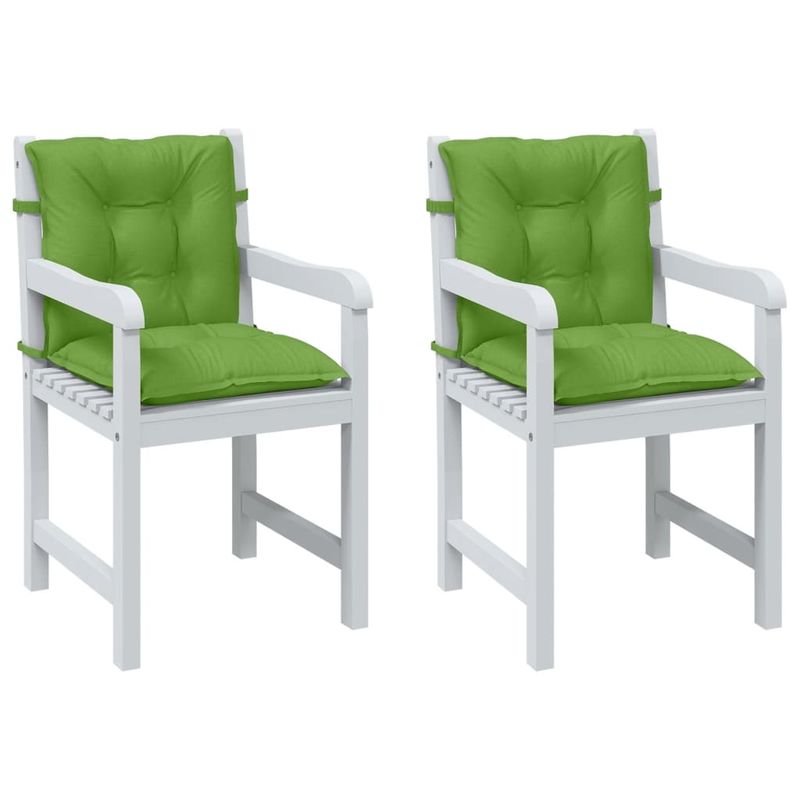 Casa si Gradina - Textile si covoare - Perne si pilote - Perne decorative - Perne scaun spatar scund 2 buc. melanj verde 100x50x7 cm textil - Infinity.ro